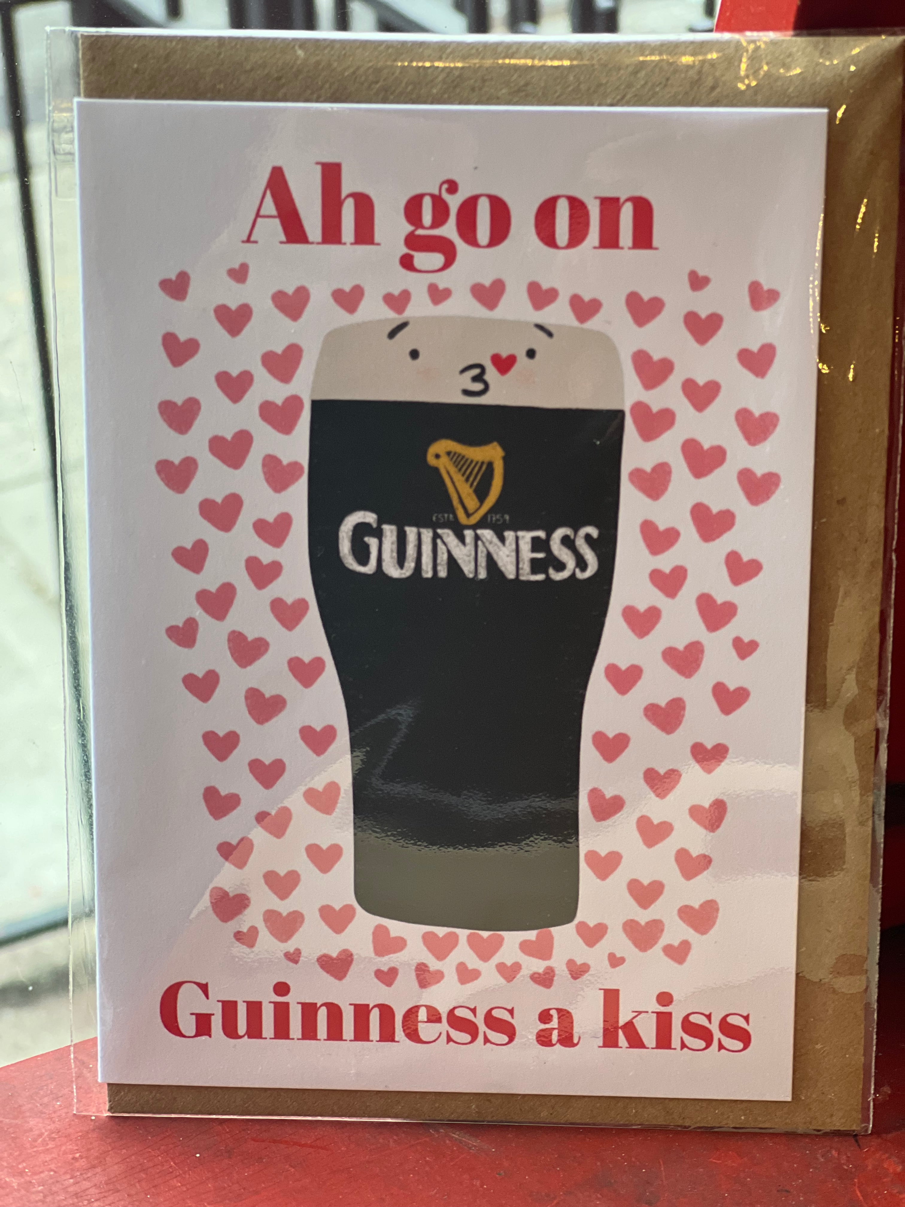 Guinness Valentines Card