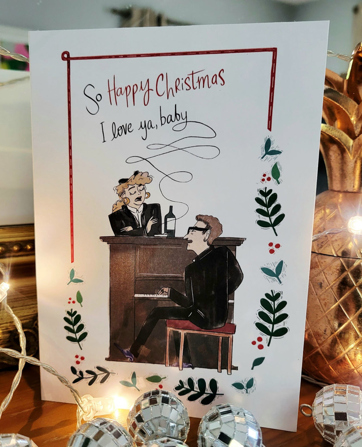 Fairytale of New York Christmas Card