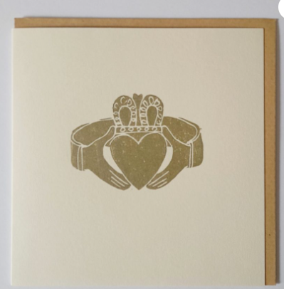 Adelle Hickey Claddagh Greeting Card