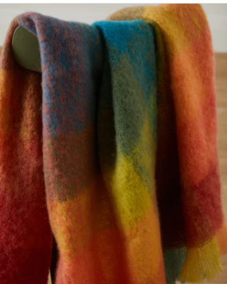 Foxford  Cottage Mohair Throw