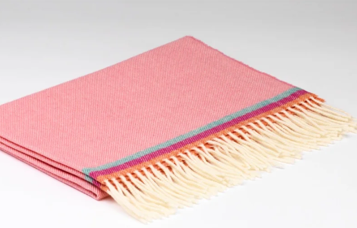 McNutt First Baby Blanket - Flamingo Pink