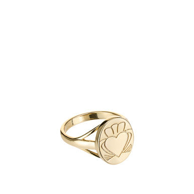 Don't Kill My Vibe Heart Strong Claddagh Ring