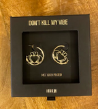 Have my Heart Claddagh Hoop Earrings- Gold