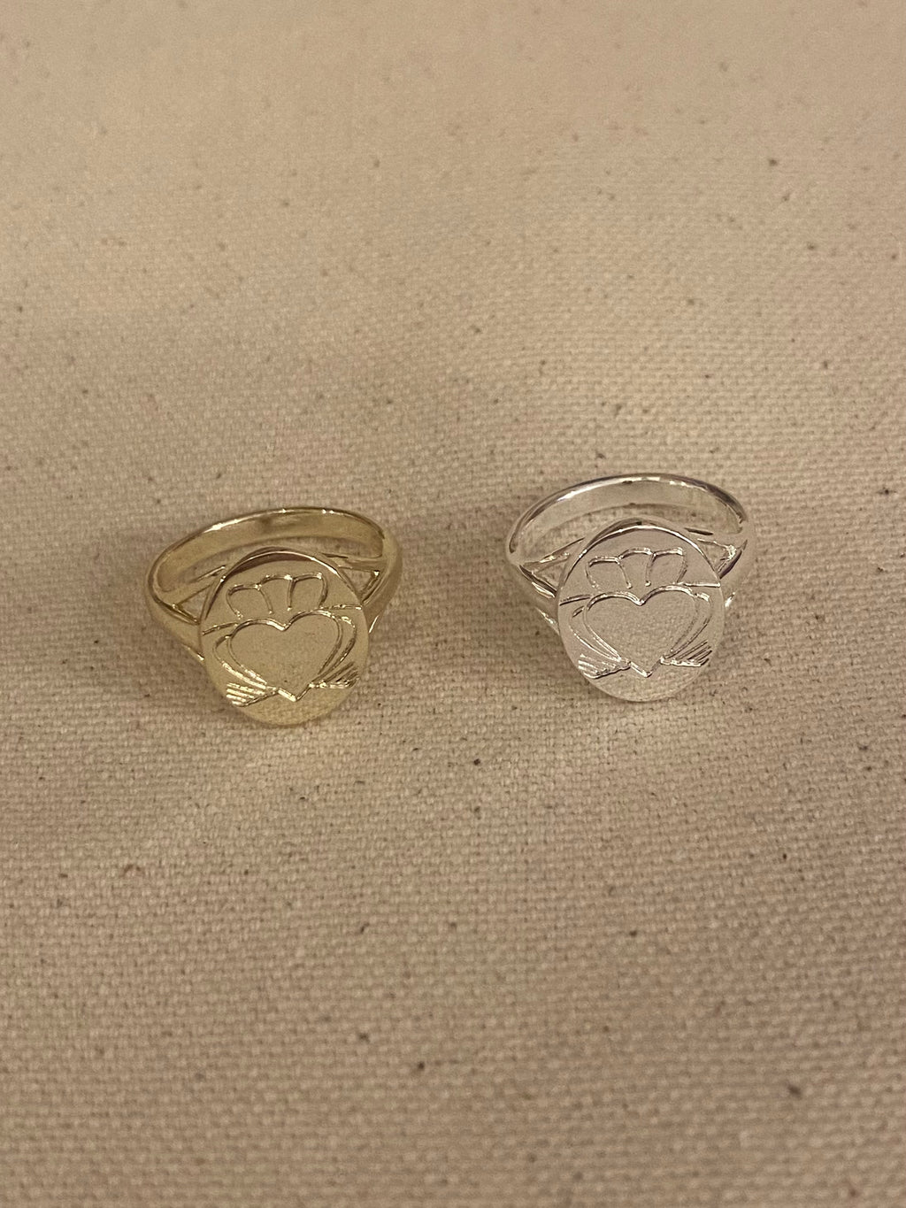 Don't Kill My Vibe Heart Strong Claddagh Ring