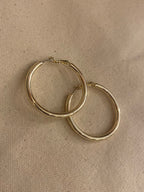 Don't Kill My Vibe Gold Hoop Earrings