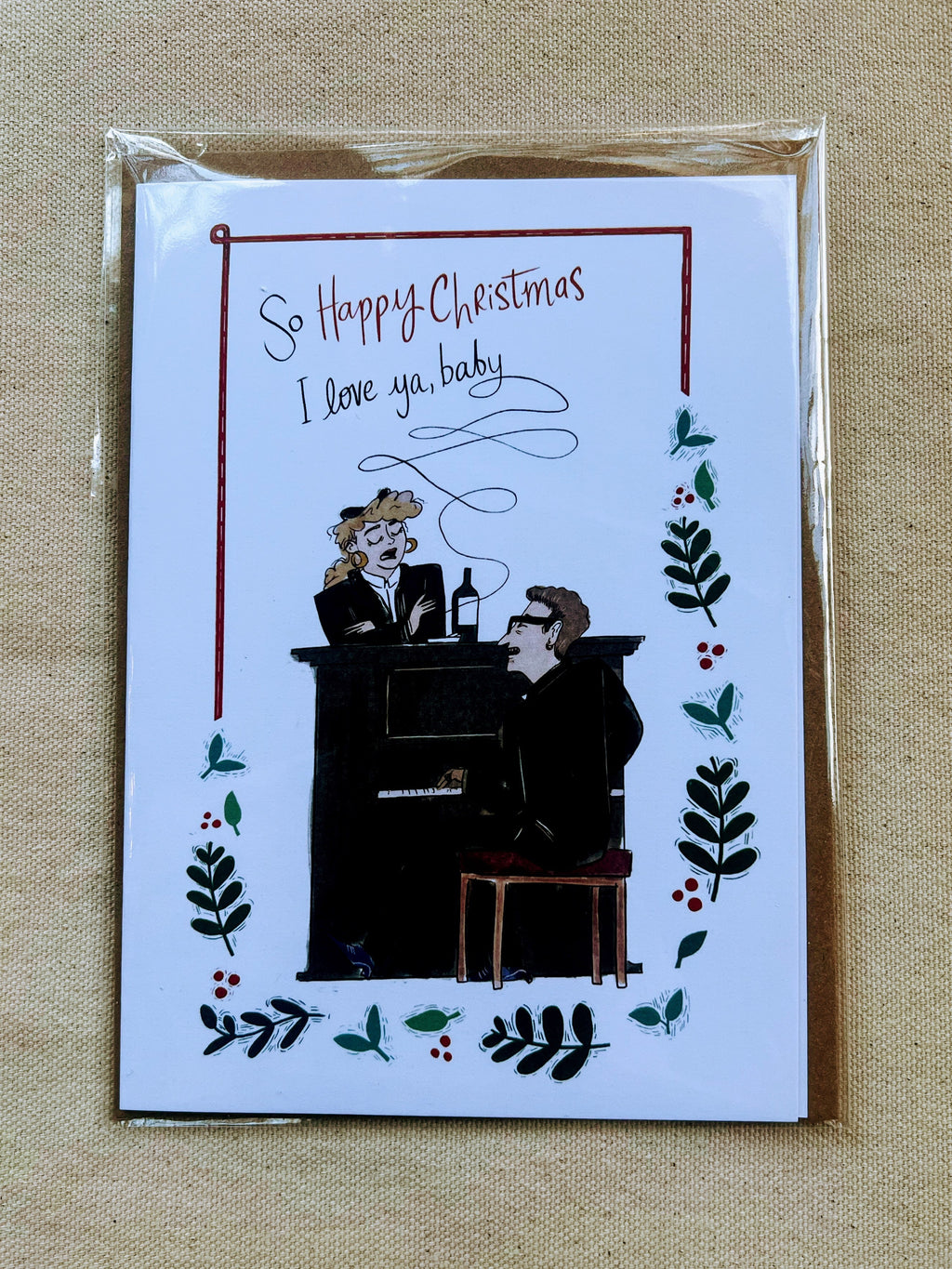 Fairytale of New York Christmas Card