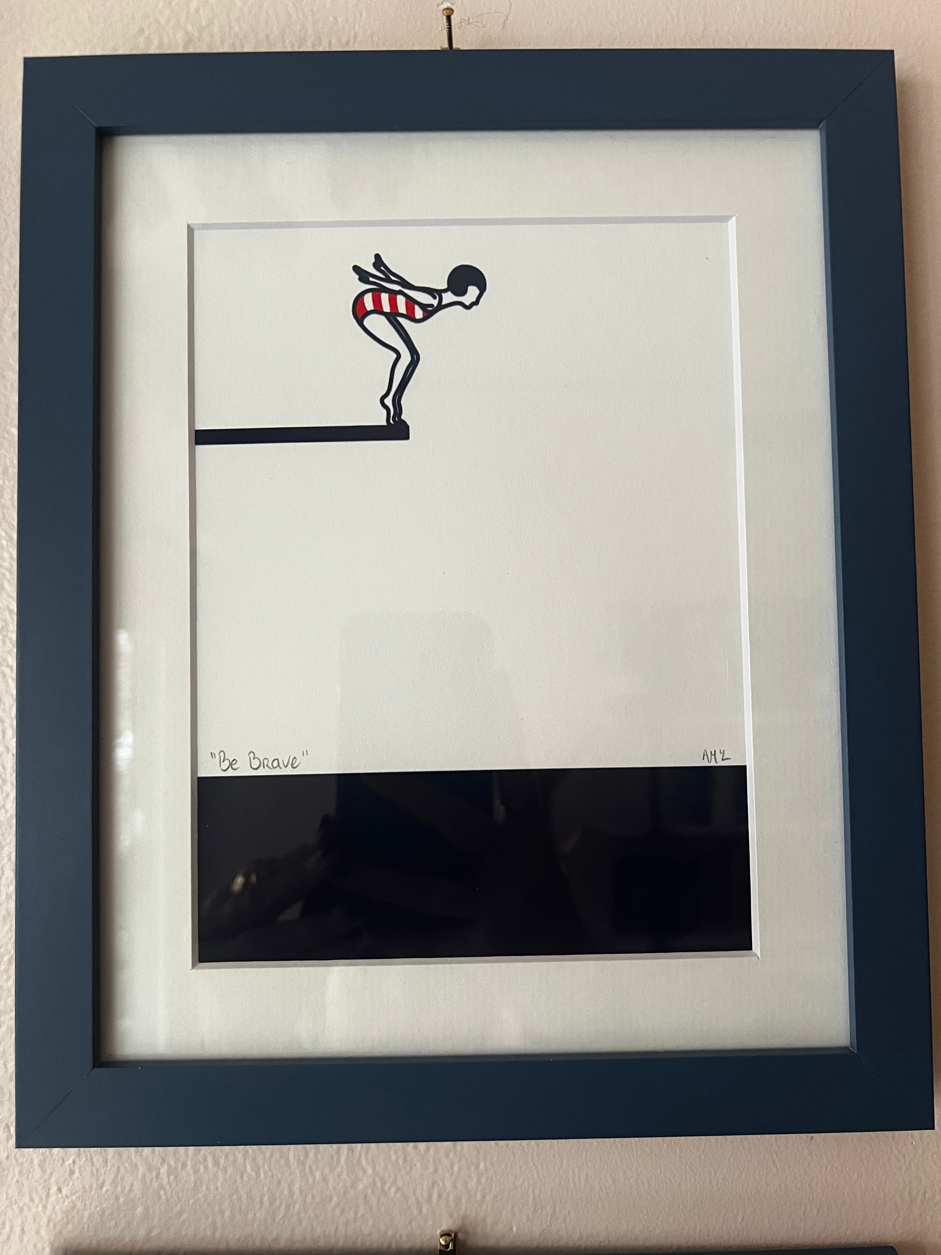 Diving Girl  - Be Brave, Dive in and Swim Series