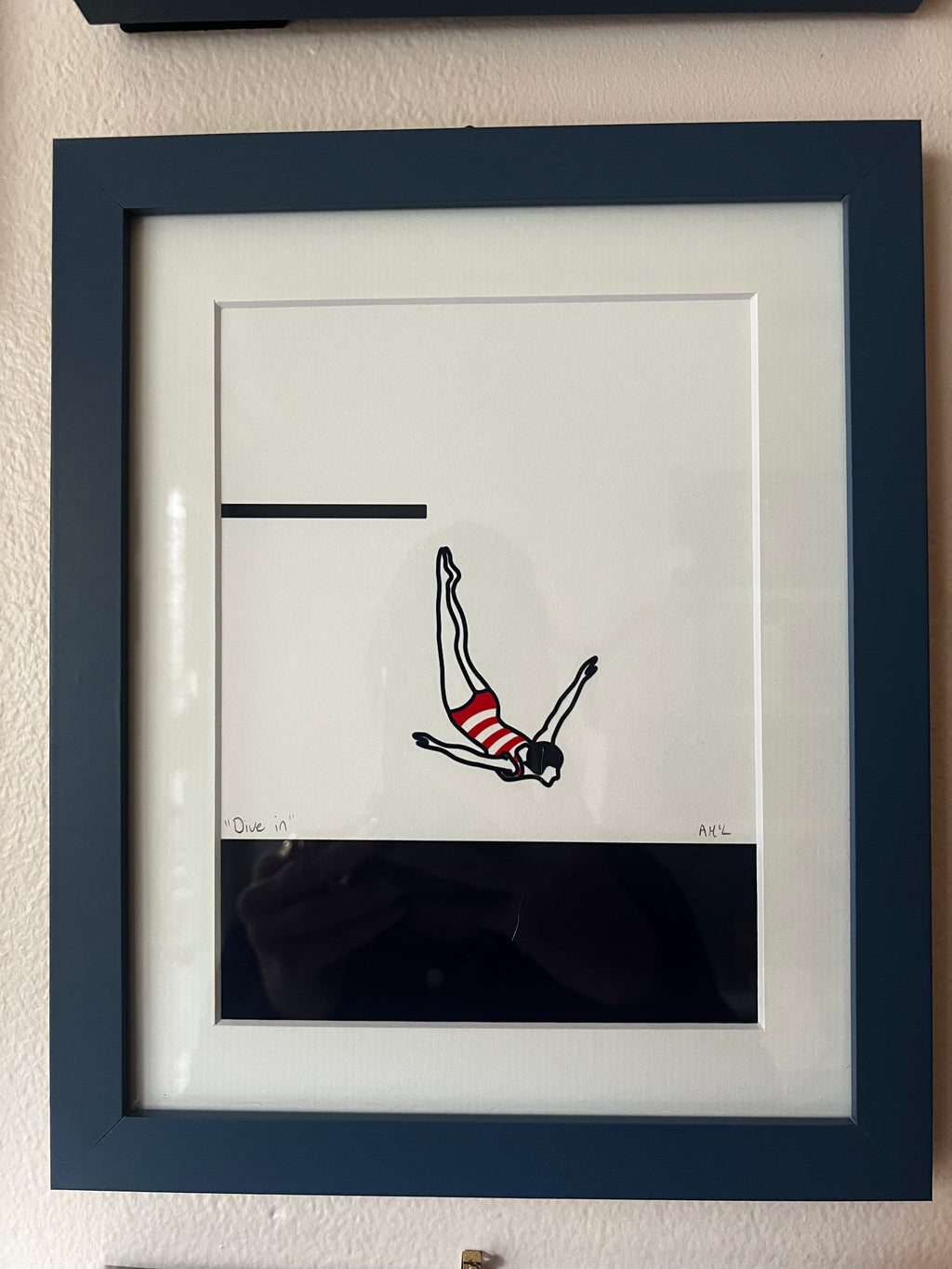 Diving Girl  - Be Brave, Dive in and Swim Series