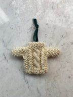 Aran Jumper Christmas Ornament
