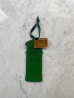 Irish Green Postbox Christmas Ornament