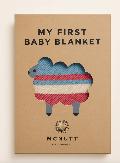 McNutt First Baby Blanket - Little Boy Blue