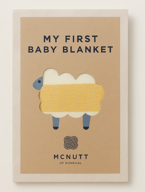 McNutt First Baby Blanket - Lemon