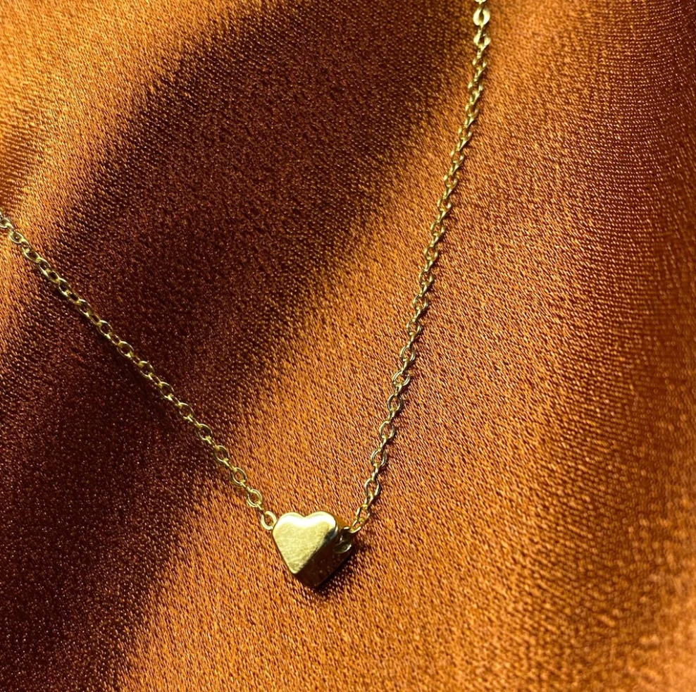 Don't Kill My Vibe A Lil' Bit of Love Mini Heart Necklace