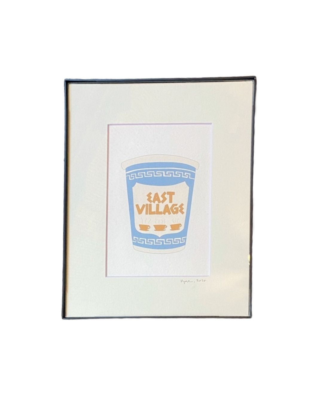 East Village Coffee Cup print by Fyrne New York