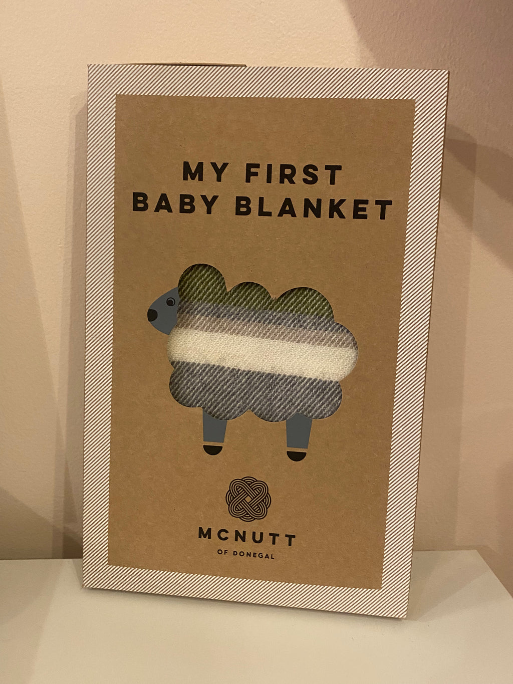 McNutt First Baby Blanket - Willow Green