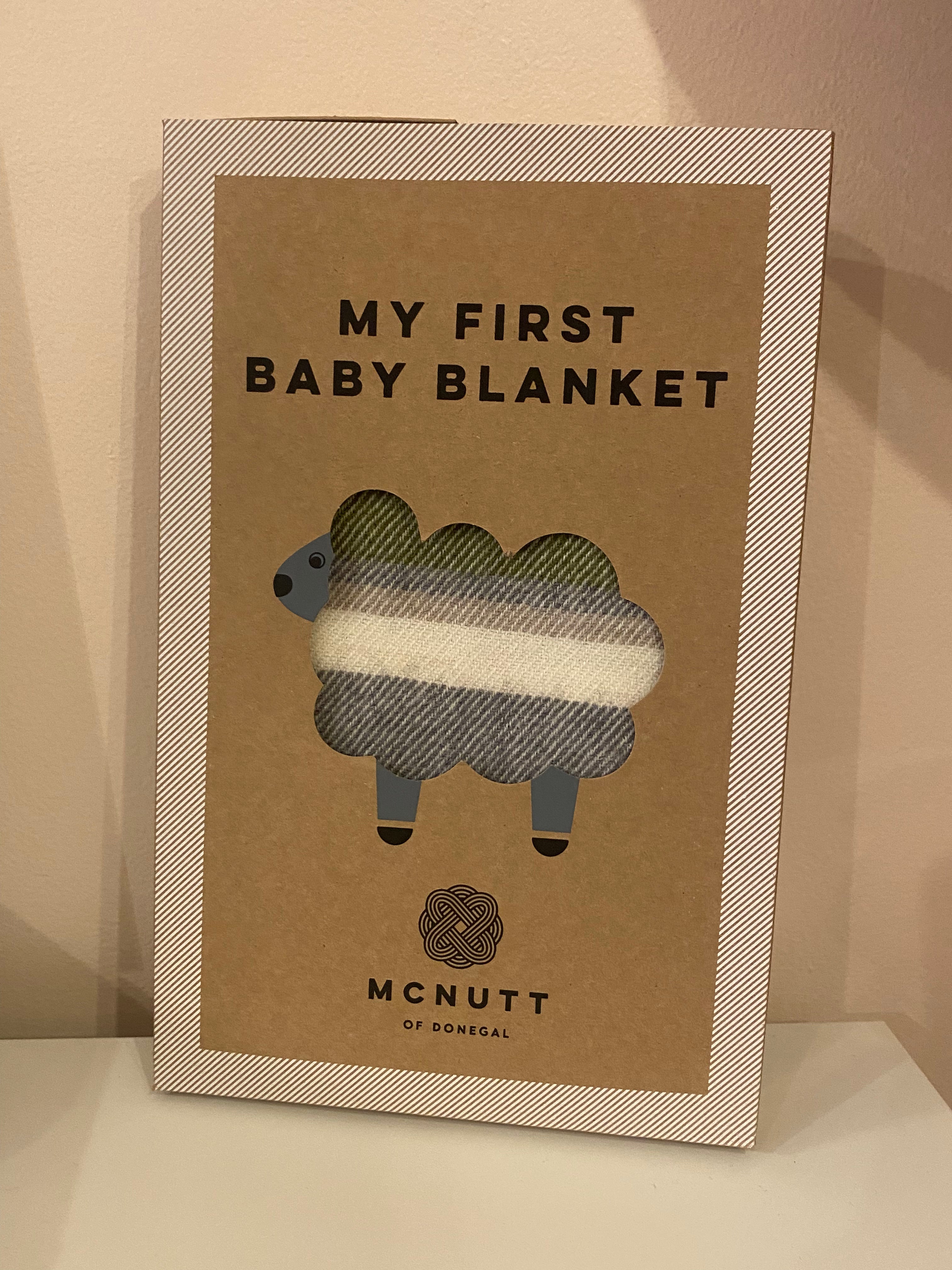McNutt First Baby Blanket - Willow Green