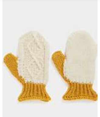 Aran Woolen Mills- Soft Merino Two Tone Mitten