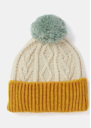 Aran Woolen Mills- Soft Merino Two Tone Wool Hat