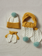 Aran Woolen Mills- Soft Merino Two Tone Mitten