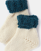 Aran Woolen Mills- Soft Merino Two Tone Baby Socks