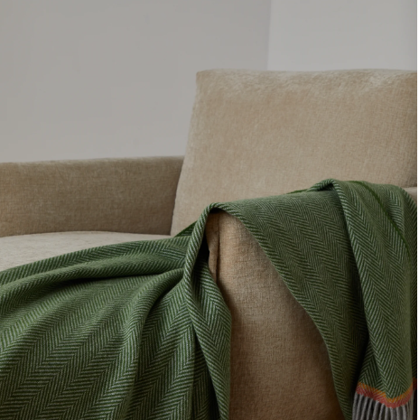 Foxford Barrow Cashmere Throw