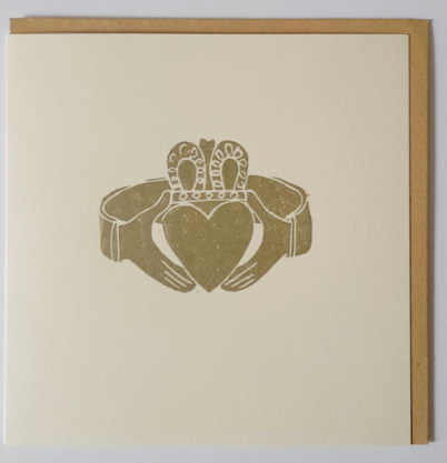 Adelle Hickey Claddagh Greeting Card