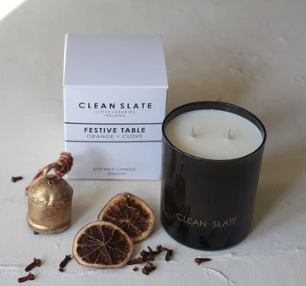 Clean Slate Festive Table Candle