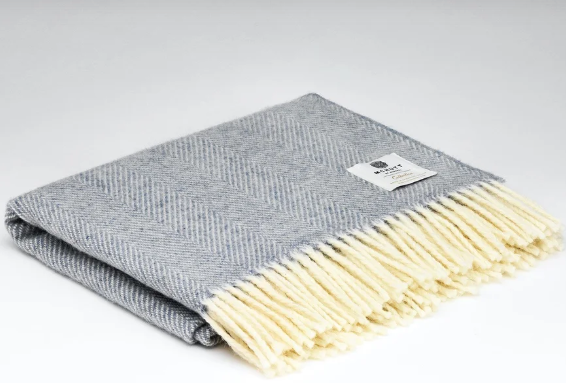 McNutt- Blanket  Ice Blue