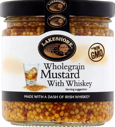 Lakeshore Wholegrain Irish Mustard with Whiskey