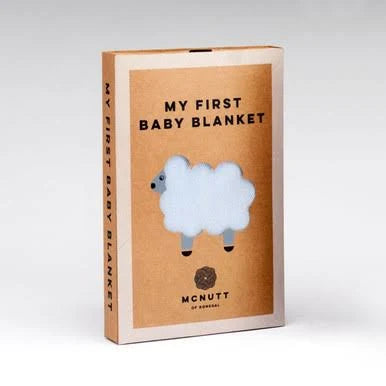 McNutt First Baby Blanket - Pirate Blue
